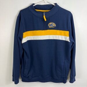 Kent State University KSU Fleece Pullover Quarterzip Sweater Youth XL (20) EUC